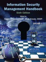 Tài liệu Information Security Management Handbook pptx