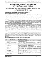 báo cáo kinh tế   kỹ thuật xây dựng công trình xây dựng mạng truy nhập quang ODN của viễn thông trà vinh giai đoạn 2011   2012 