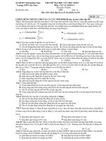 Gián án THPT SAO NAM THI THU DH LAN1 MD212(co dap an)