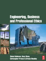 Engineering business and professional ethics 2007 