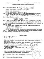 Gián án Một số đề thi HSG cấp huyện và cấp tỉnh