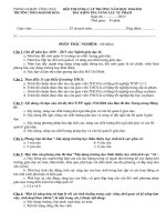 Bài giảng Đề thi lý thuyết GVDG 10-11