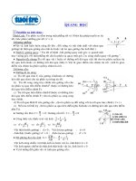 Tài liệu Ôn thi ĐH môn Lý_Quang học doc