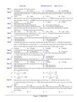 Tài liệu Đề kiểm tra môn vật lý ppt