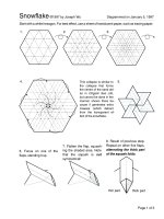 Tài liệu Nghệ thuật xếp hình Nhật Bản: snowflake doc