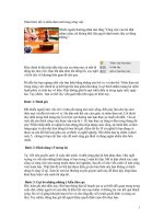 Tài liệu Năm bước để có niềm đam mê trong công việc docx