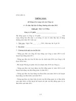 Tài liệu TÀI LIỆU 2: MẪU THÔNG BÁO TỔ CHỨC ĐẠI HỘI CỔ ĐÔNG pdf