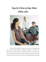 Tài liệu Nguyên lí Kim tự tháp Minto (Phần cuối) docx