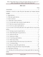 Một số biện pháp nâng cao hiệu quả nguồn nhân lực tại công ty cổ phần công nghệ môi trường và điện lạnh hồng anh 