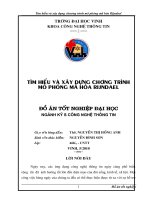 Tìm hiểu và xây dựng chương trình mô phỏng mã hoá rijndael 