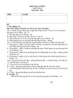 Tài liệu kiểm tra Ngữ văn 9(HK2)