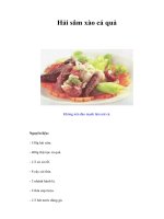 Tài liệu Hải sâm xào cá quả doc