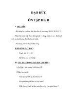 Tài liệu ÔN TẬP HK II ppt