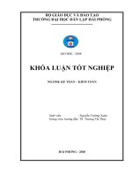 Hoàn thiện tổ chức kế toán tiền lương và các khoản trích theo lương tại công ty cổ phần cung ứng tàu biển hải phòng 