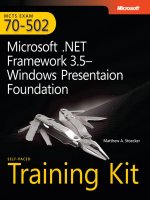Tài liệu Microsoft .NET Framework 3.5 - Windows Presentaion Foundation ppt