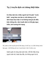 Tài liệu Tự ý truyền dịch coi chừng thiệt thân pptx
