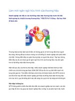 Tài liệu Làm mới ngôn ngữ hữu hình của thương hiệu pptx