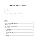 Tiểu luận khai phá dữ liệu: Sử dụng phần mềm Weka phân lớp cho cơ sở dữ liệu dataset Image Segmentation