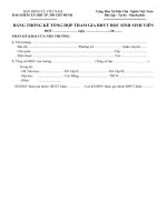 Tài liệu BẢNG THỐNG KÊ TỔNG HỢP THAM GIA BHYT HỌC SINH SINH VIÊN pptx