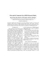 Tài liệu MEMS display docx