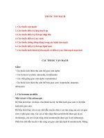 Tài liệu THUỐC TIM MẠCH doc