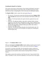 Tài liệu Examining the Regedit User inferface phần 1 docx