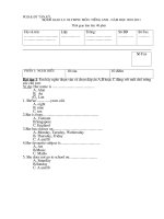 Bài giảng de giao luu tieng anh