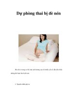 Tài liệu Dự phòng thai bị đè nén pdf