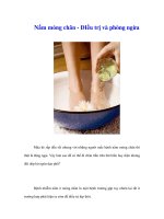 Tài liệu Nấm móng chân - ĐIều trị và phòng ngừa pptx