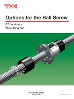 Tài liệu Options for the Ball Screw pptx