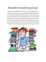 Tài liệu Hướng dẫn ôn thi cấp tốc trong năm ngày ppt