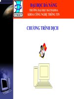 Những Kiến Thức Cơ Bản Về Chương Trình Dịch (Bách Khoa Đà Nẵng)