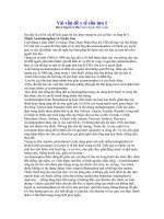 Tài liệu Vài vấn đề y tế cần lưu ý doc