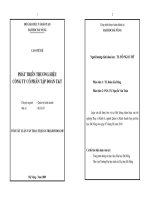 Phát triển thương hiệu công ty cổ phần tập đoàn t&t 