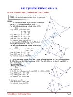 Bài tập hình không gian