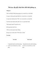 Tài liệu Thủ tục cấp giấy khai báo chất thải phóng xạ ppt