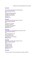 Bài giảng ôn tập sinh học TNPT-CDĐH- BỘ ĐỀ 9