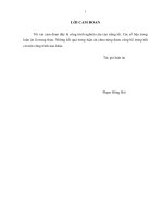 Nghiên cứu quản trị chi phí kinh doanh theo quá trình hoạt động (ABCM) trong các doanh nghiệp chế biến gỗ việt nam 