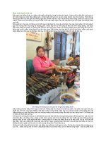 Bún chả thơm mùi tre 