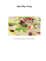 Tài liệu Đậu Hấp Trứng ppt