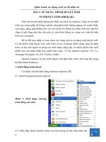 Bài soạn Giao trinh thu dien tu va trinh duyet web