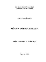Môđun đối buchsbaum luận văn thạc sĩ toán học 