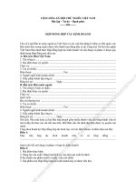 Tài liệu Biểu mẫu