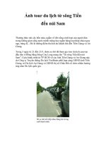 Tài liệu Ảnh tour du lịch từ sông Tiền đến núi Sam pdf