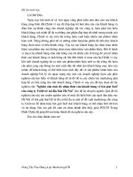 Nghiên cứu mức độ nhận thức của khách hàng về bột giặt surf của công ty unilever tại địa bàn hà nội 