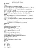 Tài liệu KHBộ môn Lý 9