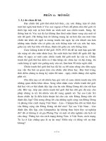 Chiến tranh thế giới thứ hai với vấn đề thời cơ giải phóng các dân tộc đông dương 