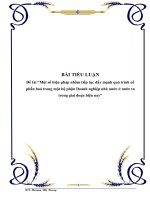 Tài liệu Tiểu luận 