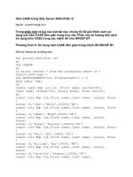 Tài liệu Hàm CASE trong SQL Server 2005 Phần 3 ppt