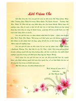 Đánh giá chất lượng dịch vụ cho vay đối với khách hàng cá nhân tại NH no & PTNT chi nhánh TX  hương   TT huế 